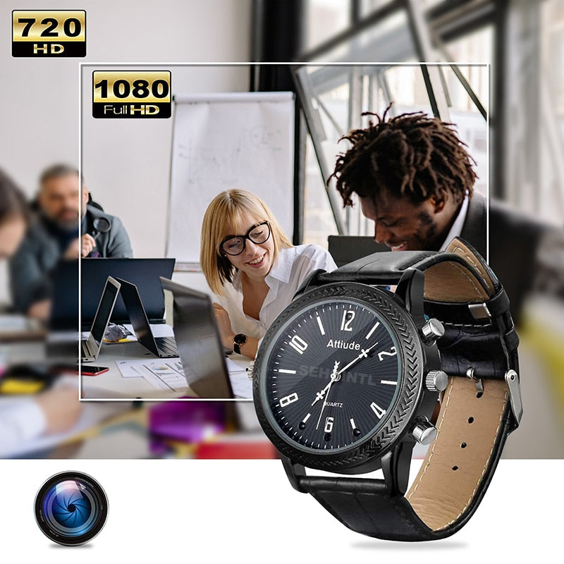 SEHOINTL Full HD 1080P Mini Camera Watch with IR NightVision Motion Detection Wireless