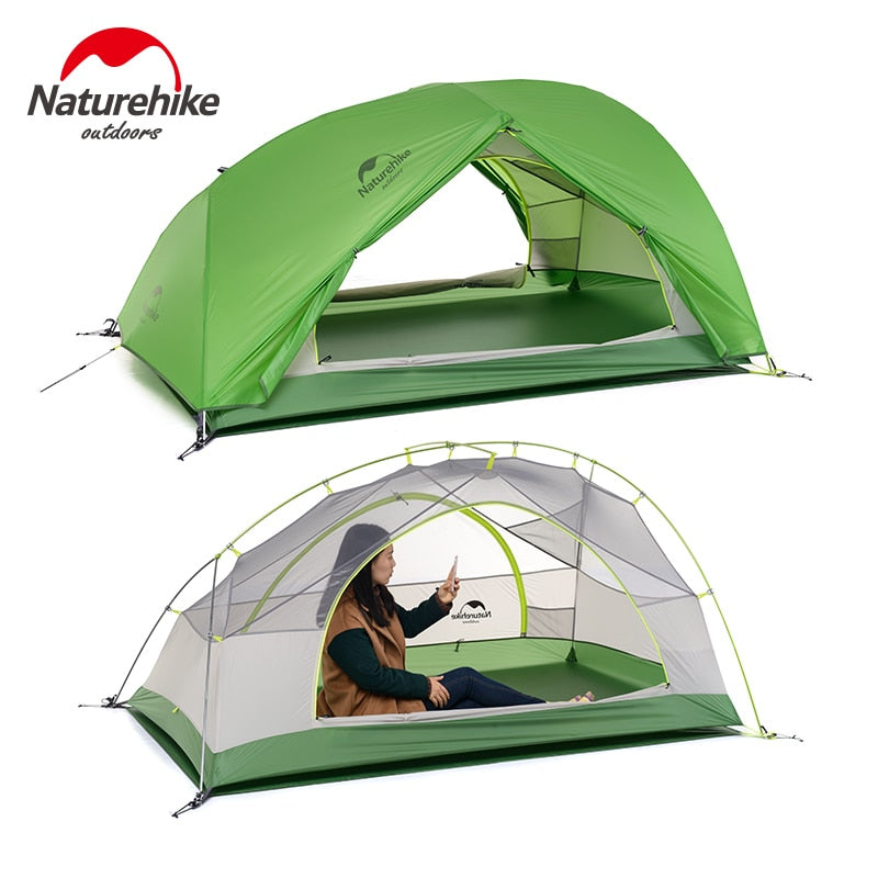 Naturehike 2 Person Ultralight Tent Upgraded Star River Camping Tent 20D Silicone