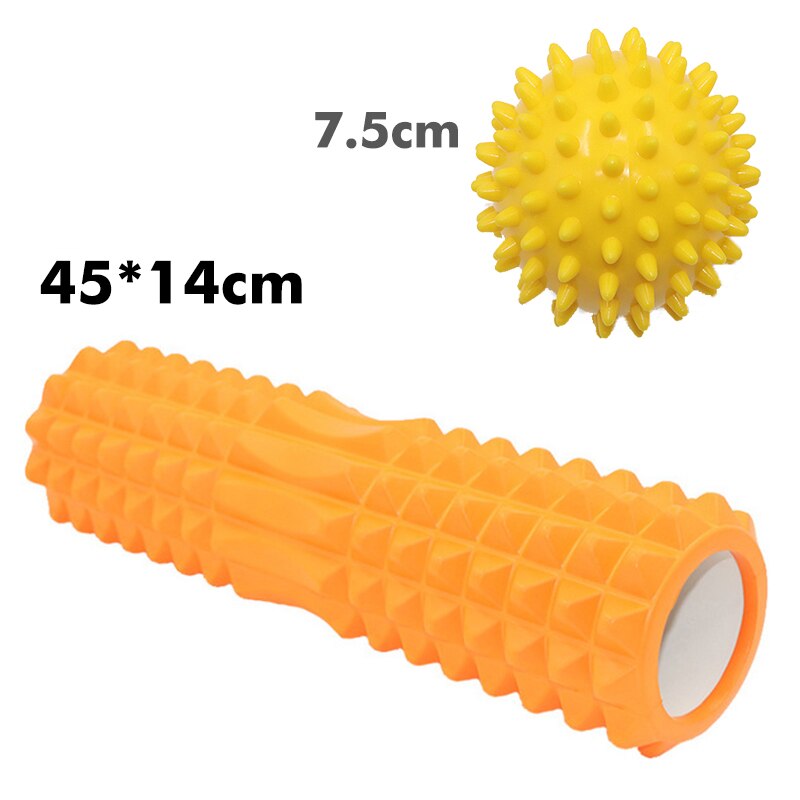 45cm*14cm Yoga column foam roller Pilates column balance bar stick relax muscle deep massage roller