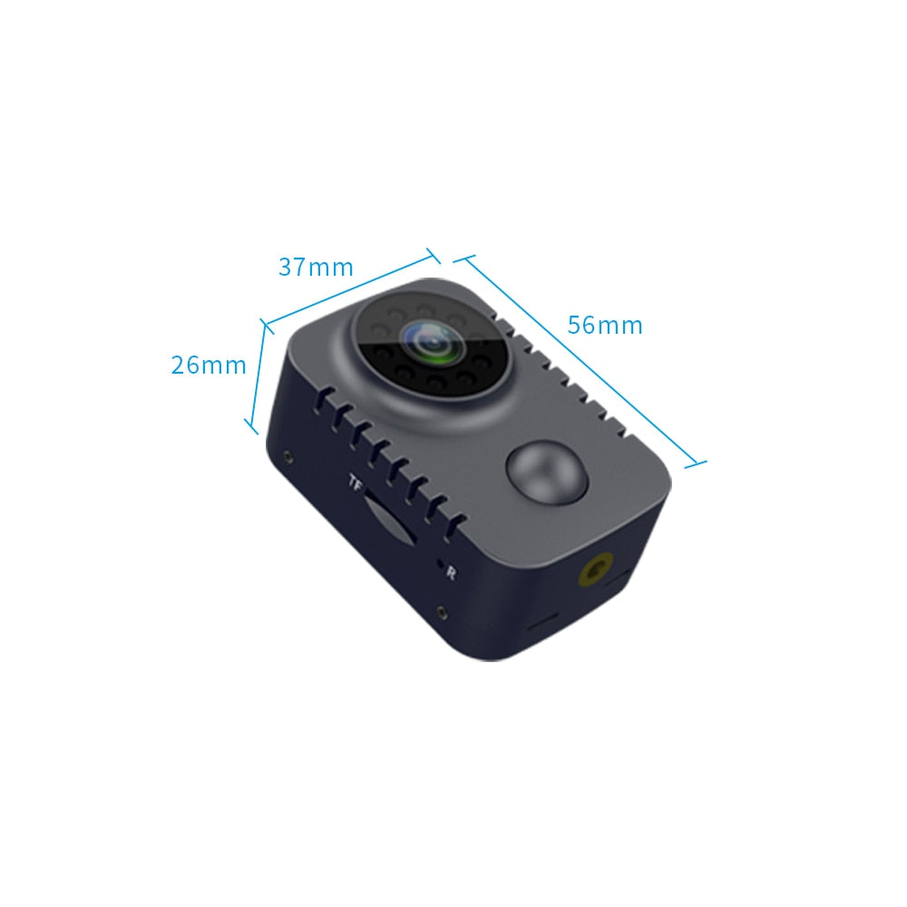 HD Mini Body Camera Wireless 1080P Security Pocket Cameras Motion Activated