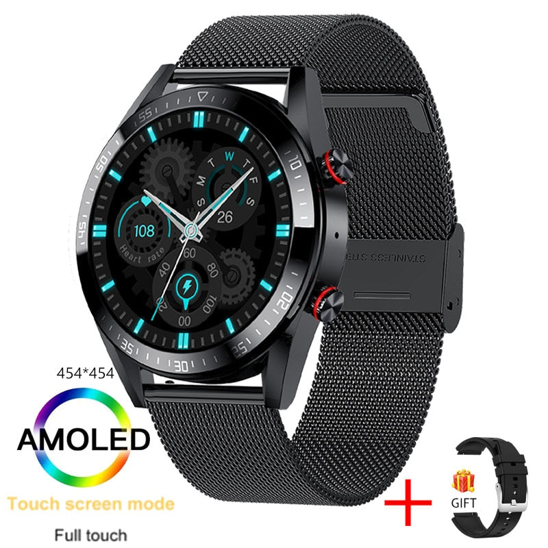 2022 New 454*454 Screen Smart Watch Always Display The Time Bluetooth Call Local Music Smartwatch