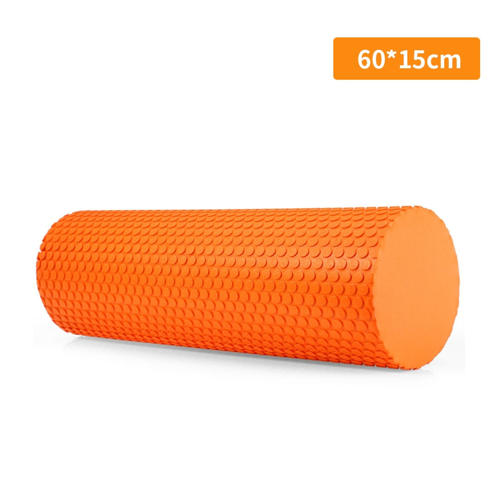 60/45cm Yoga Block Pilates Foam Roller Trigger Point Massage Roller Muscle Tissue for Fitness Gym