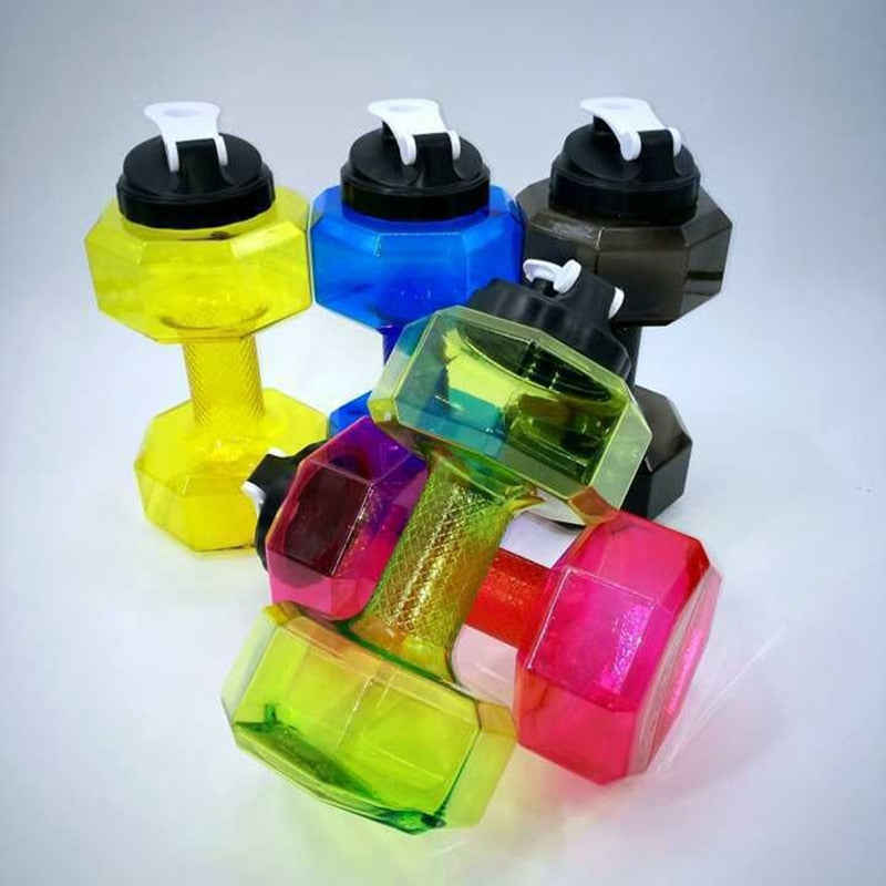 2200ML Water Dumbbells Cup Large Capacity Fitness Cup For Home Gym Office