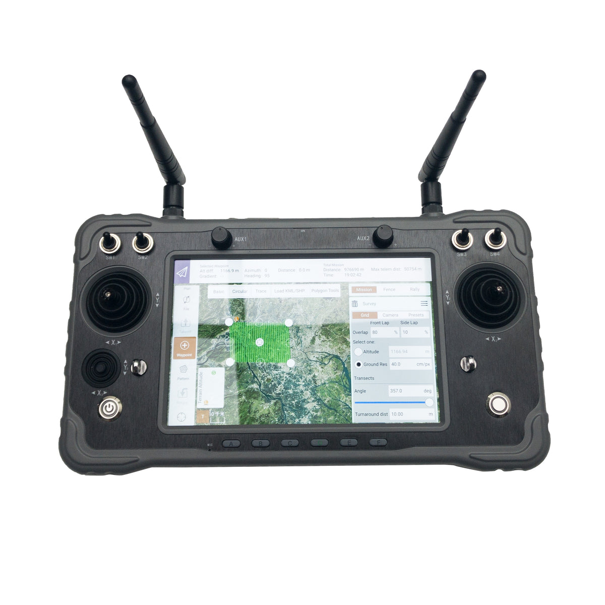 CUAV Black H16 HD Video Transmission Telemetry Agriculture Spraying Parts Mapping Remote Controller