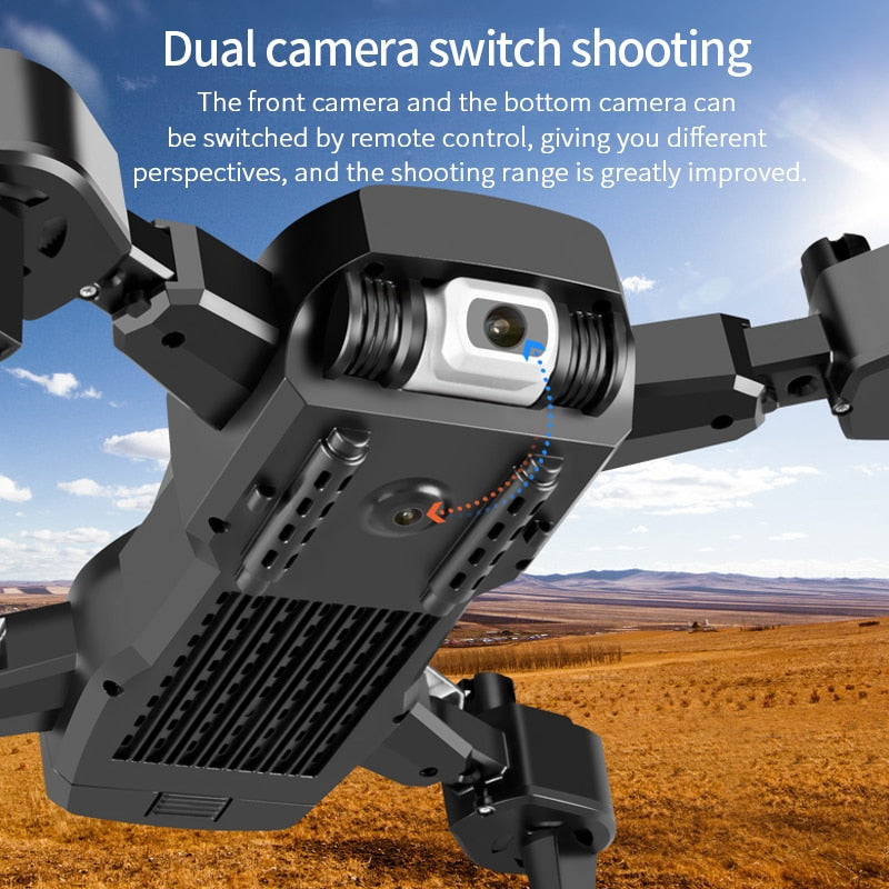 2022 NEW Rc Drone 4k HD Wide Angle Camera 1080P WiFi fpv Dual Camera Quadcopter Real-time