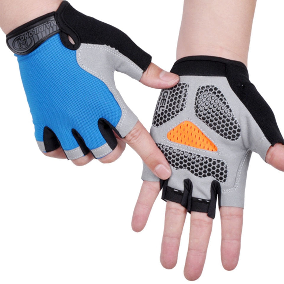 Sports Gym Gloves Men Fitness Training Exercise Anti Slip Weight Lifting Gloves Half Finger