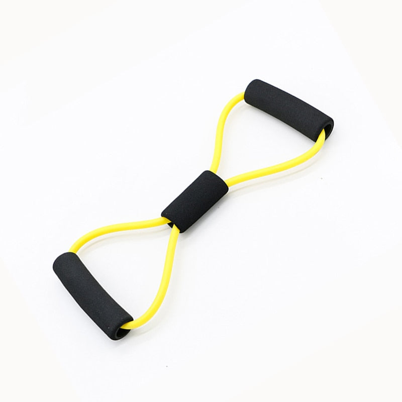 Fitness Rope Resistance Bands 8 Word Rubber Bands for Fitness Elastic Band Fitness