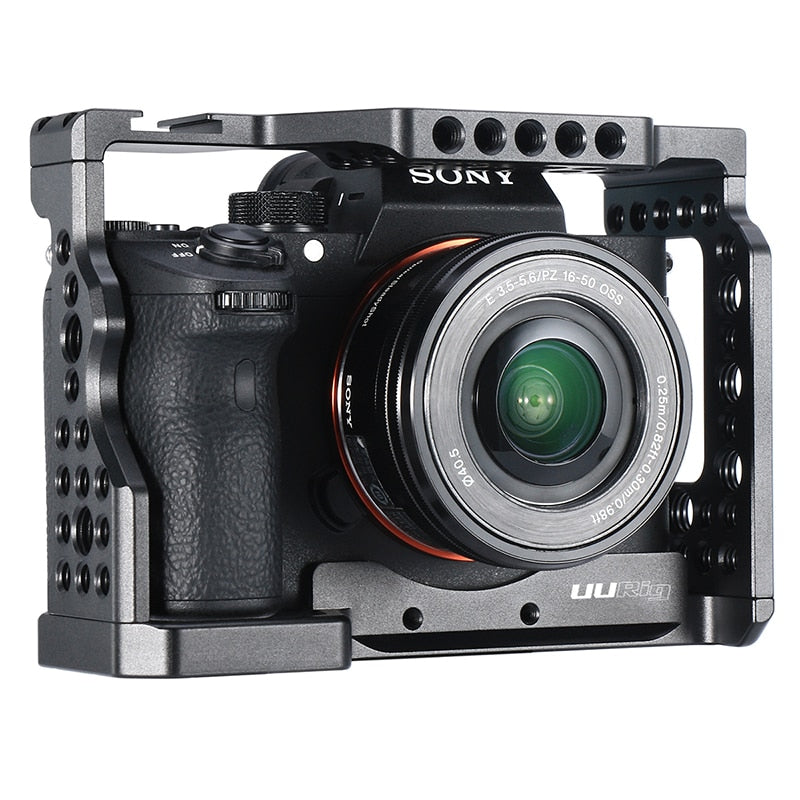 UURig C-A73 Camera Cage for Sony a7iii A7R3 A7M3 Standard Arca-Style Quick Release