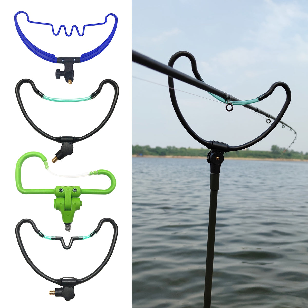 Fishing Rod Holder Pole Bracket Fishing Tool Stand Support Holder Bracket Outdoor