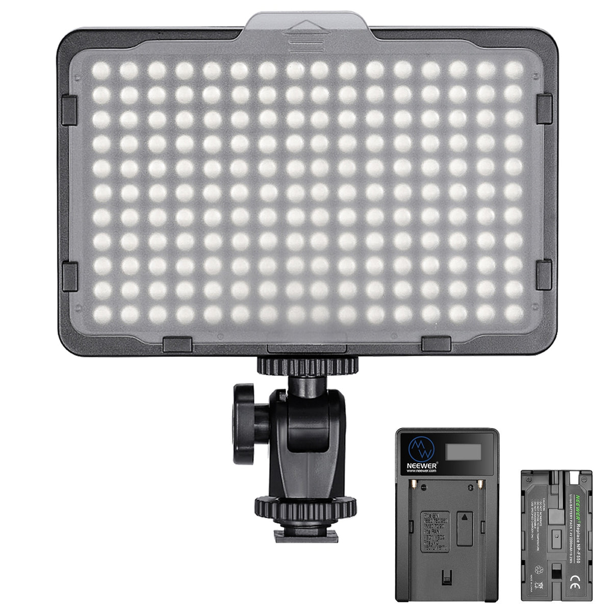 Neewer Photo Studio 176 LED Ultra Bright Dimmable on Camera Video Light