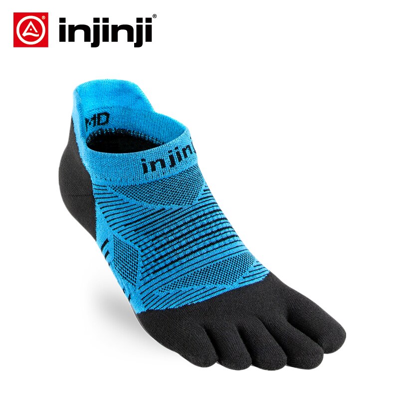 Injinji Five-Finger Sneakers Socks Low-cut Thin Running Sports COOLMAX Sweat-absorbent