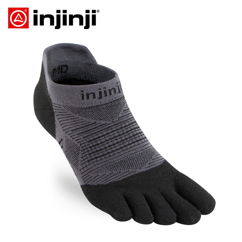 Injinji Five-Finger Sneakers Socks Low-cut Thin Running Sports COOLMAX Sweat-absorbent