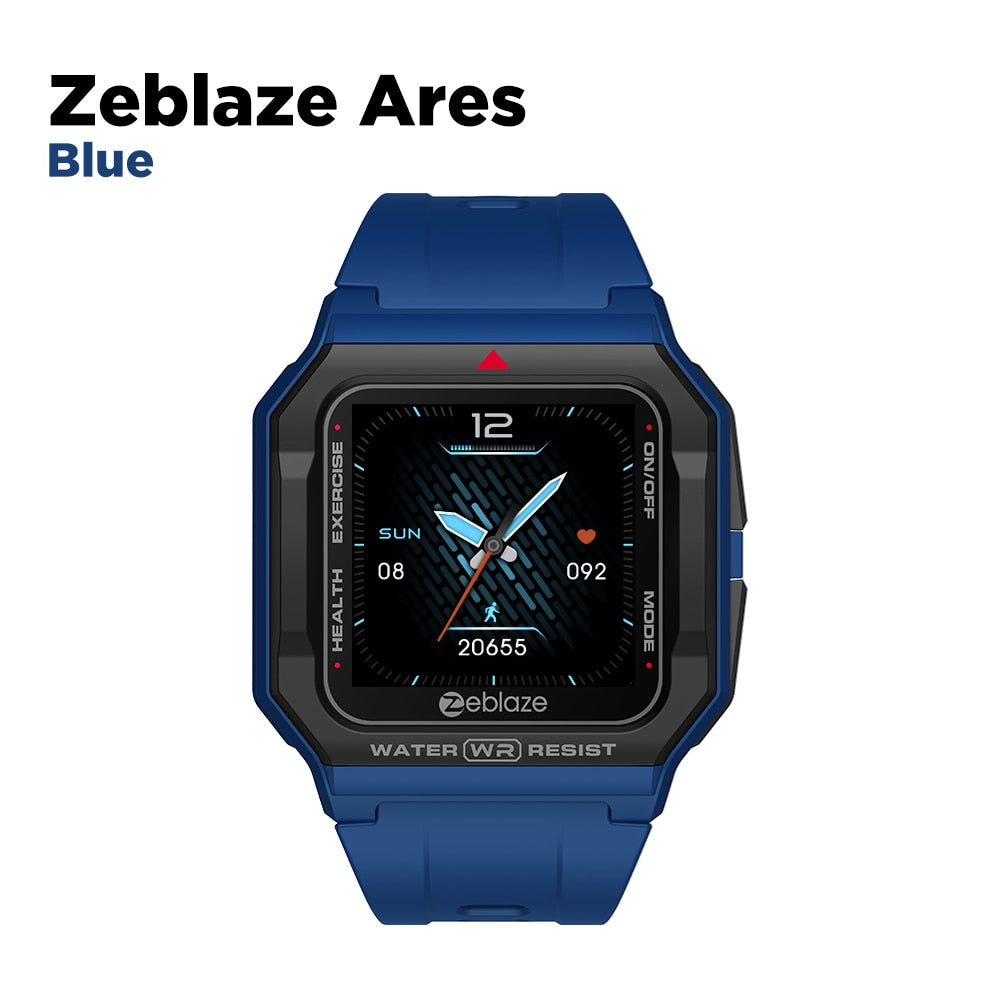 NEW 2021 Zeblaze Ares Heart Rate Tracking Smartwatch Multi Watch Face 3 ATM