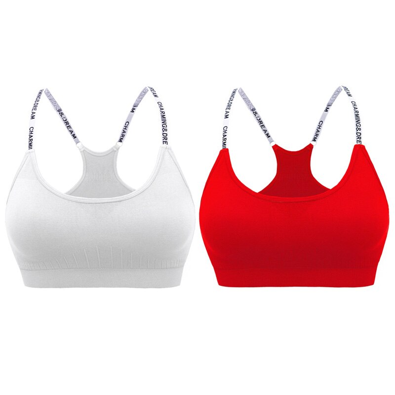 MAIJION Women Absorb Sweat Breathable Sports Bra Shockproof Padded Athletic