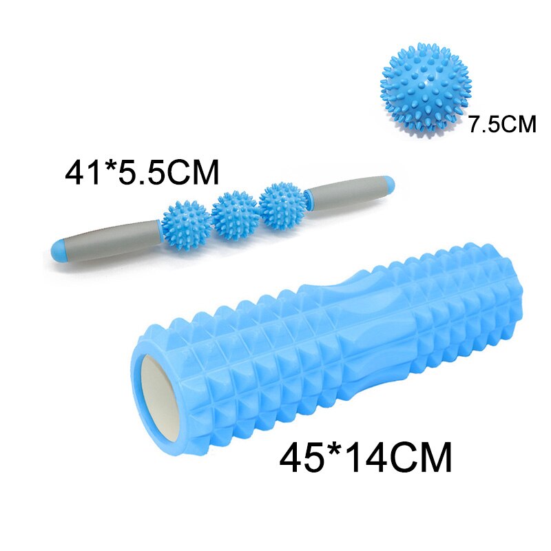 45cm*14cm Yoga column foam roller Pilates column balance bar stick relax muscle deep massage roller