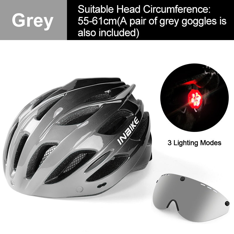 Light Bicycle Helmet Safe Hat For Men Women Ultralight MTB Bike Helmet with Taillight