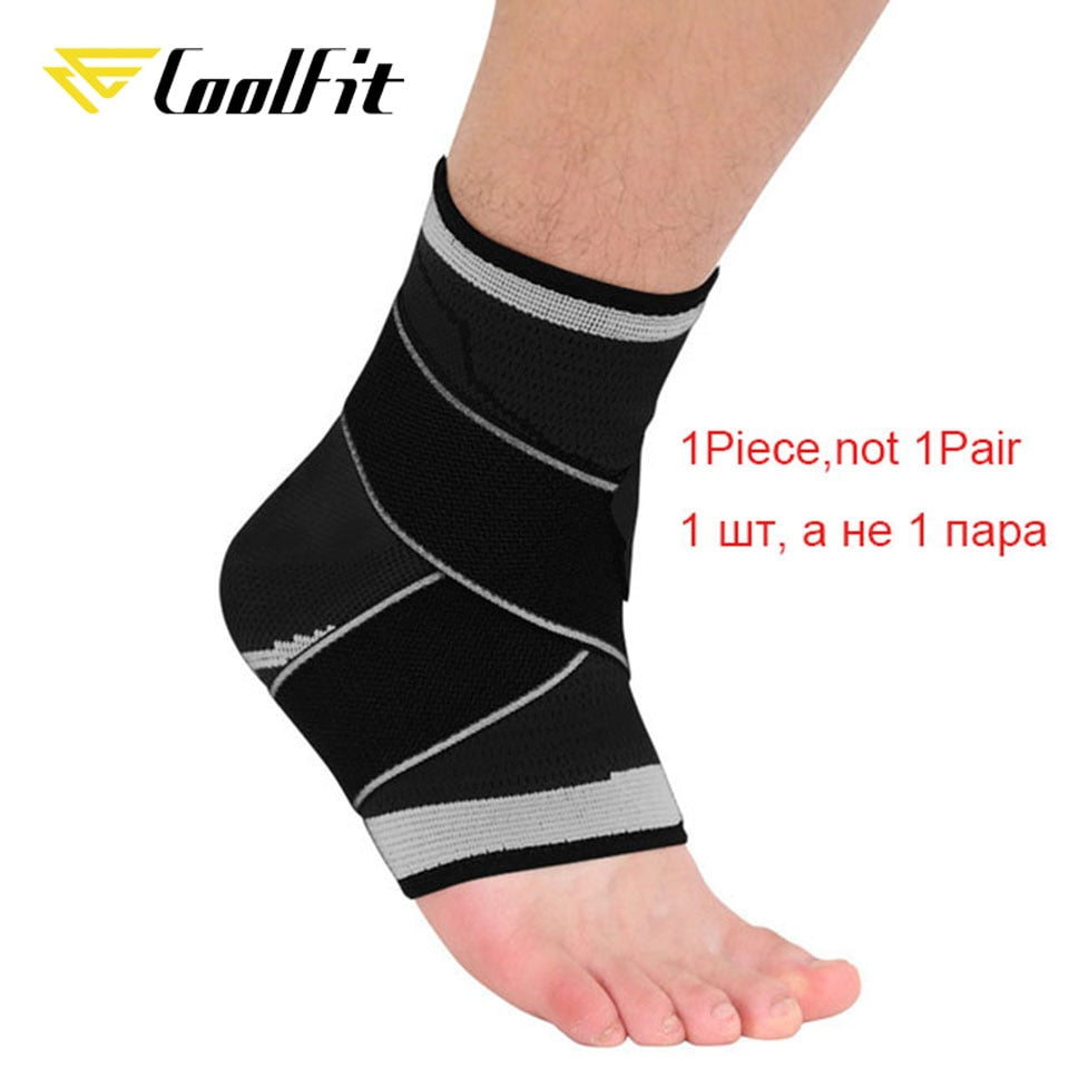 CoolFit 1PCS New Sports Ankle Brace Compression Strap Sleeves Support 3D