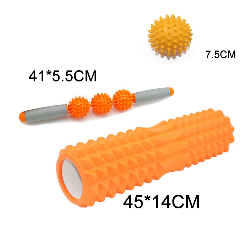 45cm*14cm Yoga column foam roller Pilates column balance bar stick relax muscle deep massage roller