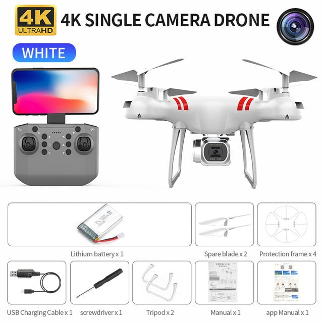 Best KY101 MAX 2.4Ghz RC Drone Double 4K Wifi FPV HD Camera Altitude Hold Gesture Mode Long