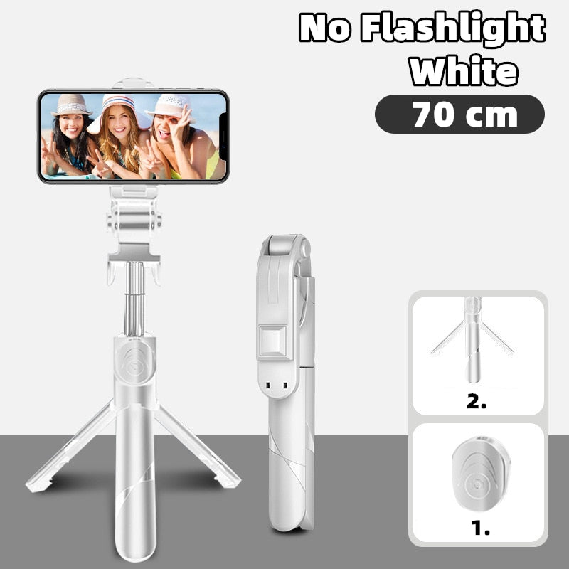 Wireless Selfie Stick Bluetooth Compatible Foldable Mini Tripod For Phone