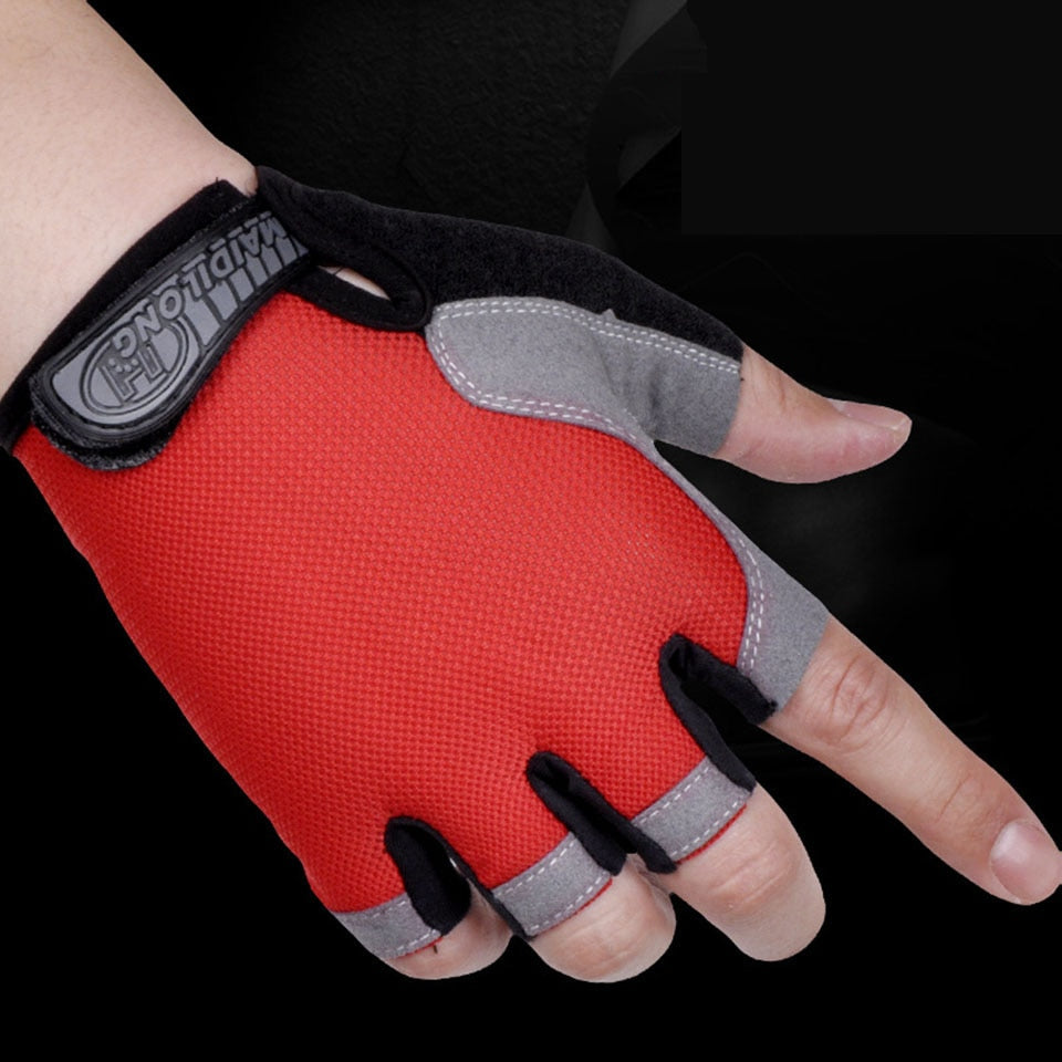 Sports Gym Gloves Men Fitness Training Exercise Anti Slip Weight Lifting Gloves Half Finger