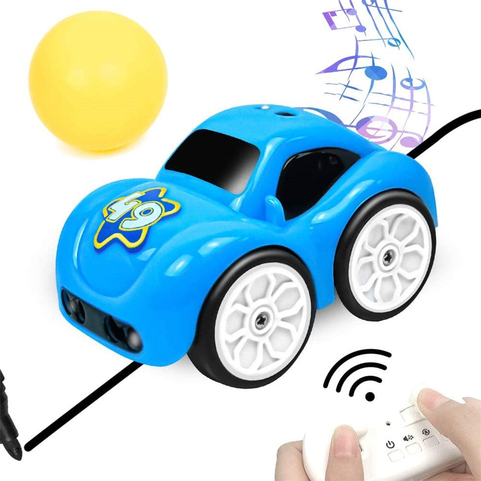 RC Intelligent Sensor Remote Control Cartoon Mini Car Radio Controlled Electric Cars