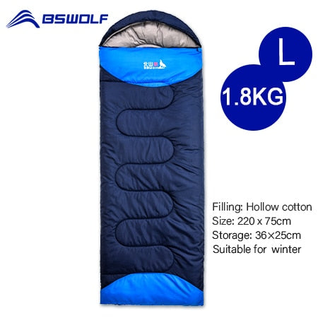 BSWOLF Camping Sleeping Bag Ultralight Waterproof  Envelope Backpacking Sleeping Bags