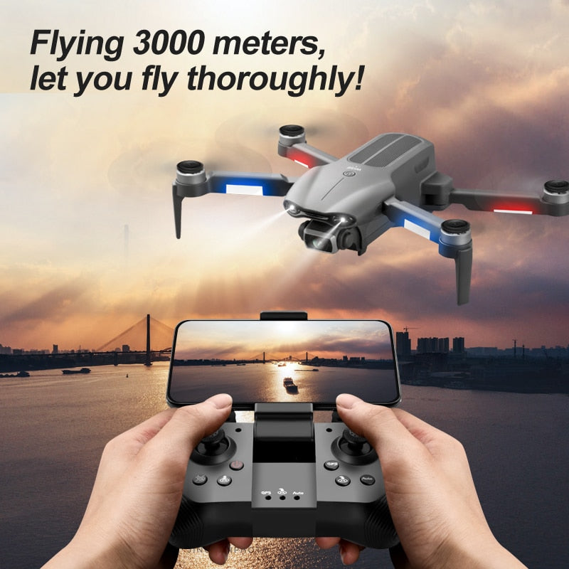 2022 NEW F9 GPS Drone 6K Dual HD Camera Professional Aerial Photography Brushless Motor