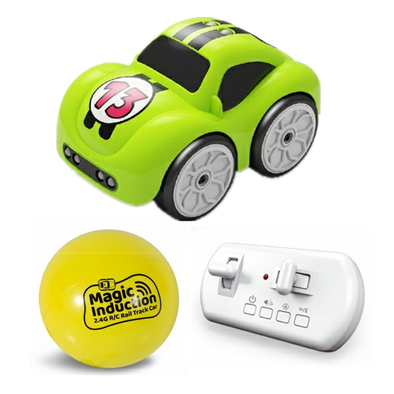 RC Intelligent Sensor Remote Control Cartoon Mini Car Radio Controlled Electric Cars