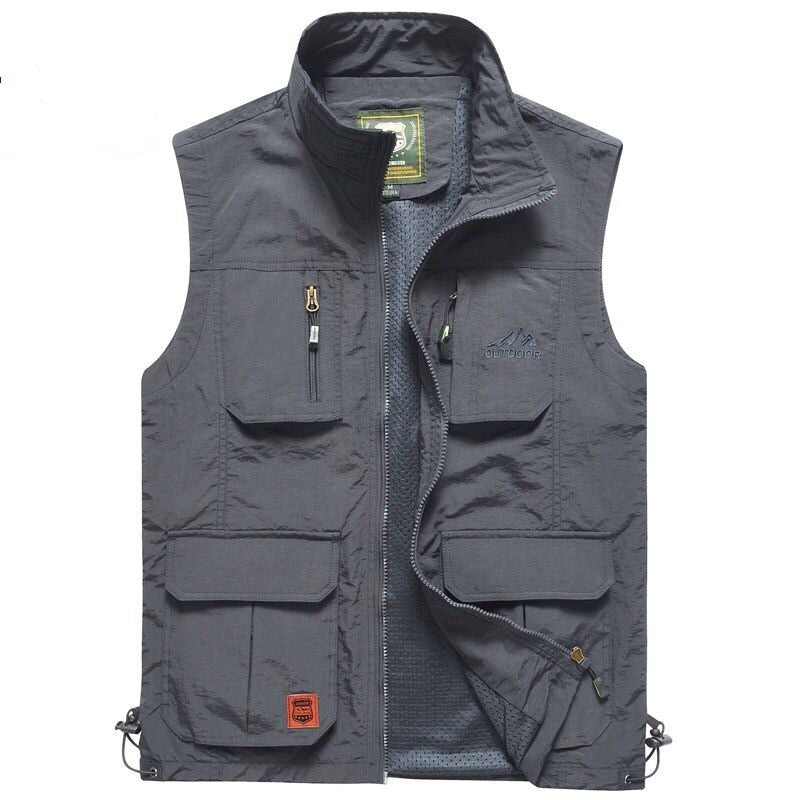 Vest Summer Military Tactical Vest Jacket with Pockets Male Hunting Fishing Hiking Outdoor