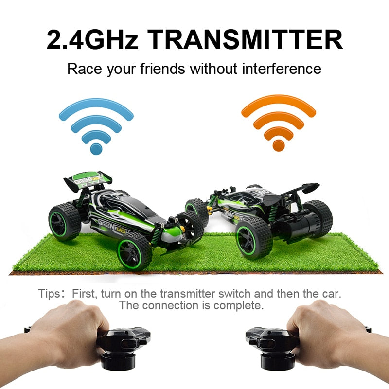 Sinovan Remote Control Car Drift 15-20km/h RC Racing Car High Speed Off-Road For Kids Gifts 1:18