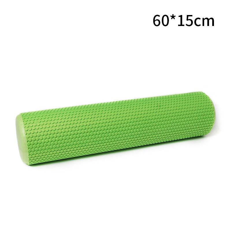 60/45cm Yoga Block Pilates Foam Roller Trigger Point Massage Roller Muscle Tissue for Fitness Gym