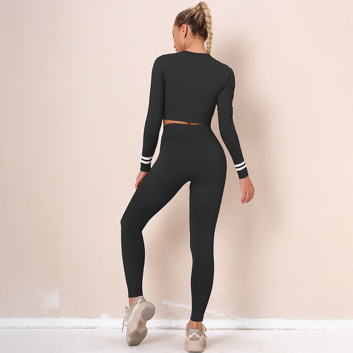 Seamless Yoga Set Women Gym Clothing Female Sport Fitness Suit Running Clothes Yoga