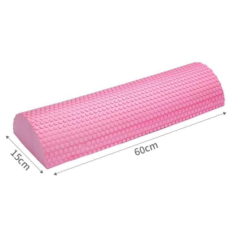 60/45cm Yoga Block Pilates Foam Roller Trigger Point Massage Roller Muscle Tissue for Fitness Gym