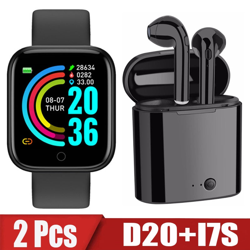 i7s Smart Watch Men Women Bluetooth Digital Watches Sport FitnessTracker Pedometer