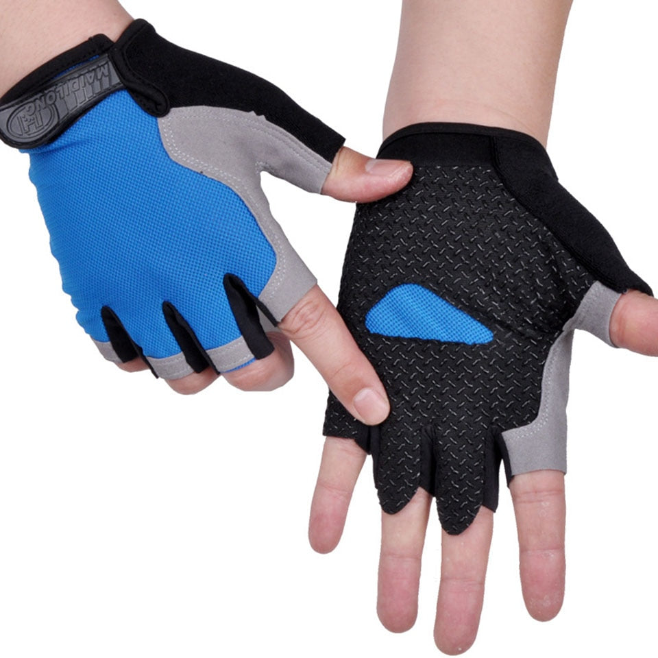 Sports Gym Gloves Men Fitness Training Exercise Anti Slip Weight Lifting Gloves Half Finger