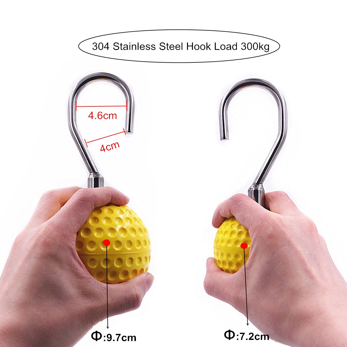 7.2/9.7cm Pull Up Balls Cannonball Grips Finger Trainer Grip Strength Training Arm