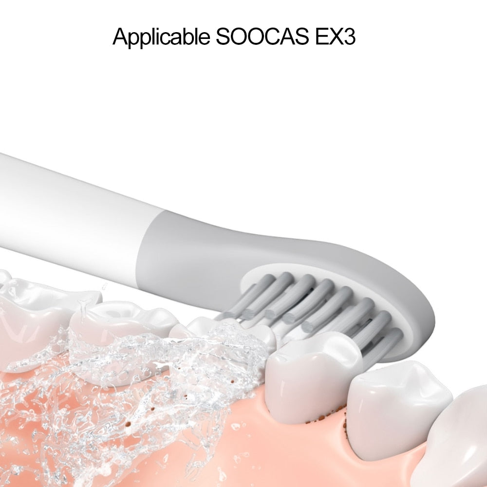 Original SOOCAS Sonic Electric Toothbrush Heads Replacement  SOOCAS SO WHITE