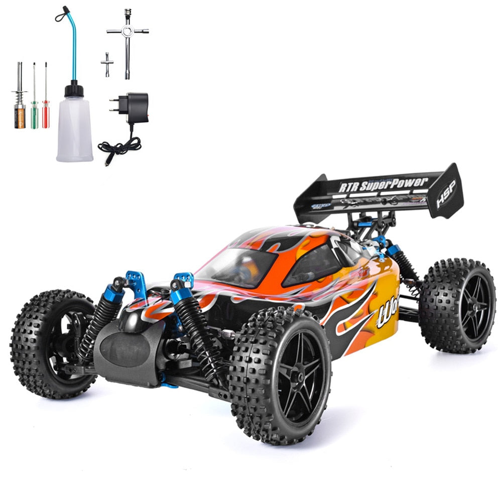 HSP RC Car 1:10 Scale 4wd Two Speed Off Road Buggy Nitro Gas Power Remote Control