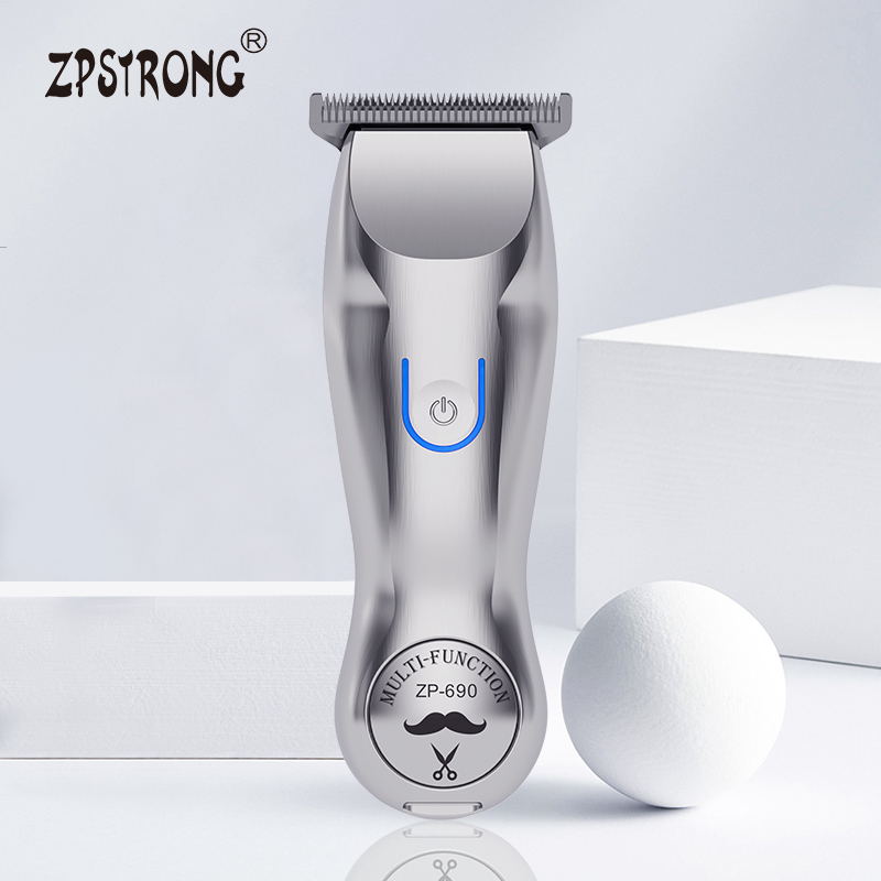 Metal Professional Trimmer Hairdresser Men&#39;s Wireless Rechargeable Electric Clippers