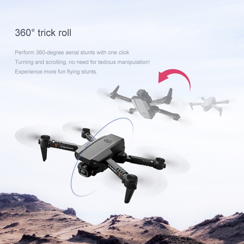 2022 New Mini Drone XT6 4K 1080P HD Camera WiFi Fpv Air Pressure Altitude Hold Foldable Quadcopter