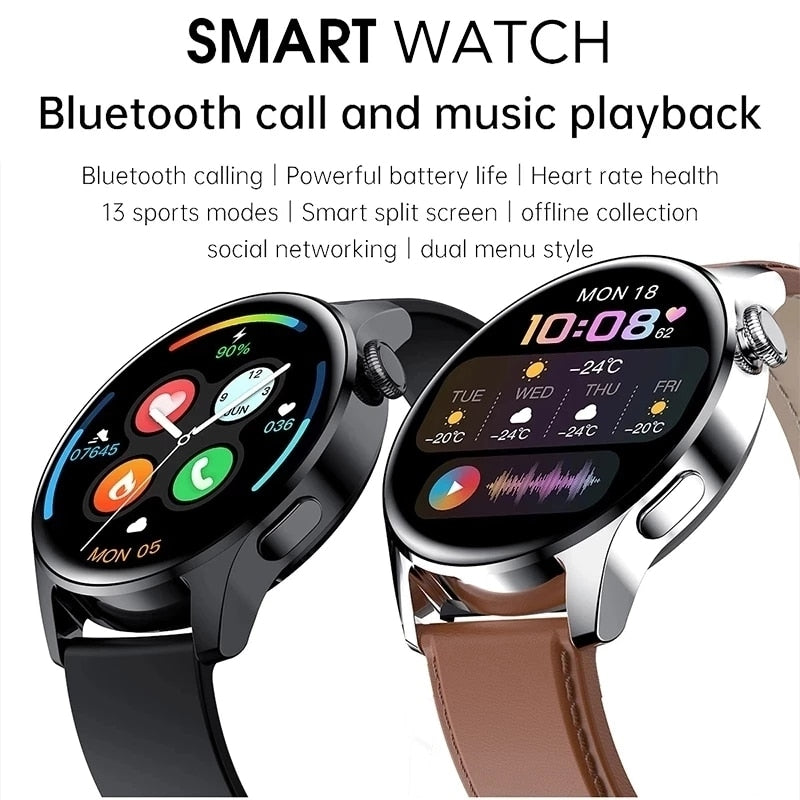 2022 New For HUAWEI Smart Watch Men Waterproof Sport Fitness Tracker Multifunction Bluetooth Call