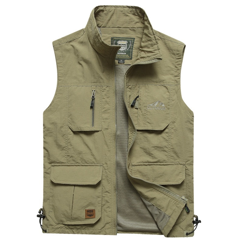 Vest Summer Military Tactical Vest Jacket with Pockets Male Hunting Fishing Hiking Outdoor