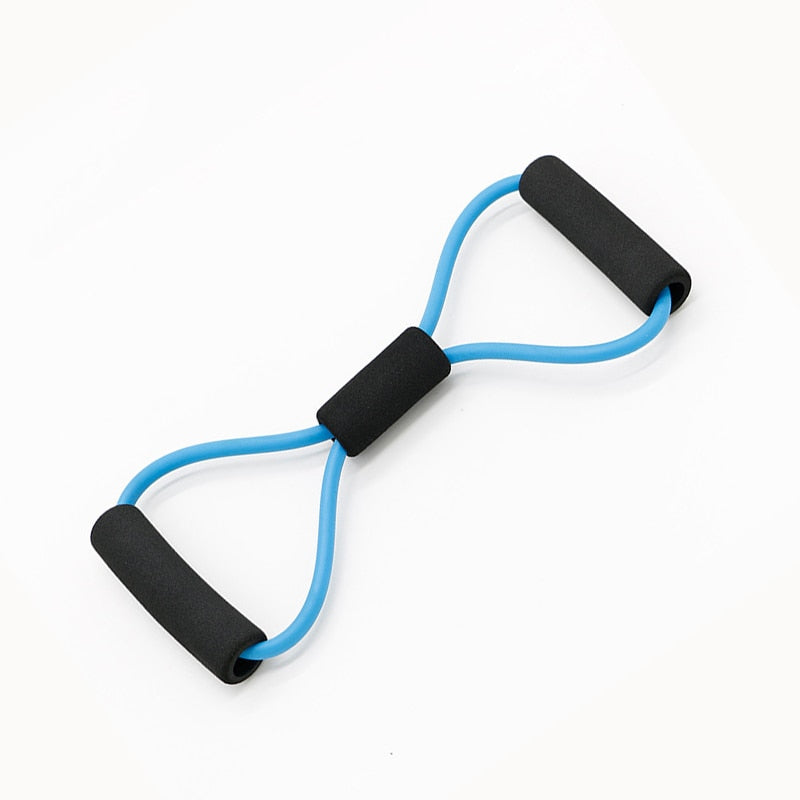 Fitness Rope Resistance Bands 8 Word Rubber Bands for Fitness Elastic Band Fitness