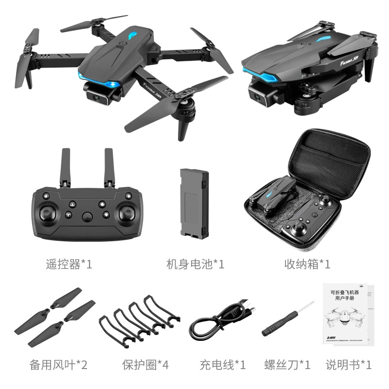 2022 New Mini Drone S89 pro 4k Profesional HD Dual Camera WiFi  Fpv Drones