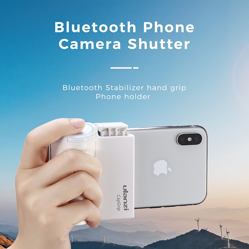 Smartphone Selfie Booster Handle Grip Bluetooth Photo Stabilizer Holder with Shutter Release