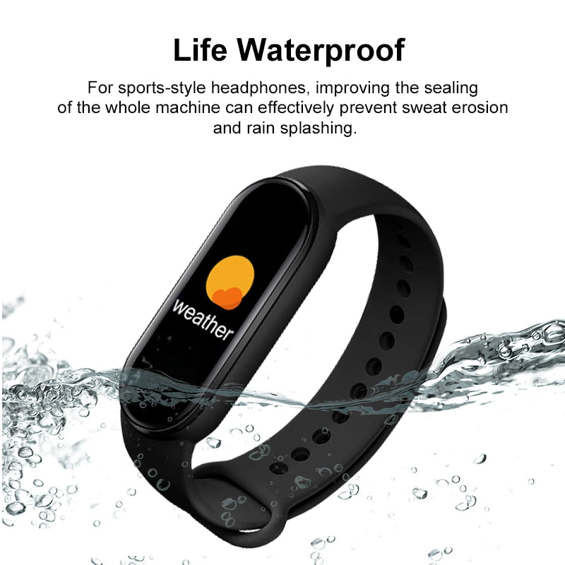 New M6 Smart Watch Men Women Fitness Sports Smart Band Fitpro Version Bluetooth