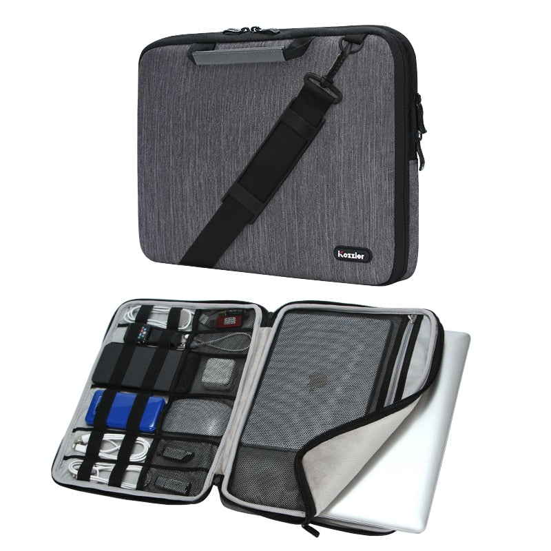 iCozzier 11.6/13/15.6 Inch Handle Electronic Accessories Laptop Sleeve Case Bag Protective