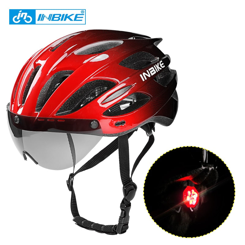 Light Bicycle Helmet Safe Hat For Men Women Ultralight MTB Bike Helmet with Taillight