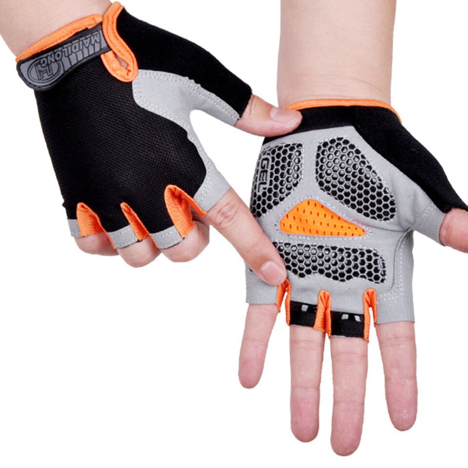 Sports Gym Gloves Men Fitness Training Exercise Anti Slip Weight Lifting Gloves Half Finger